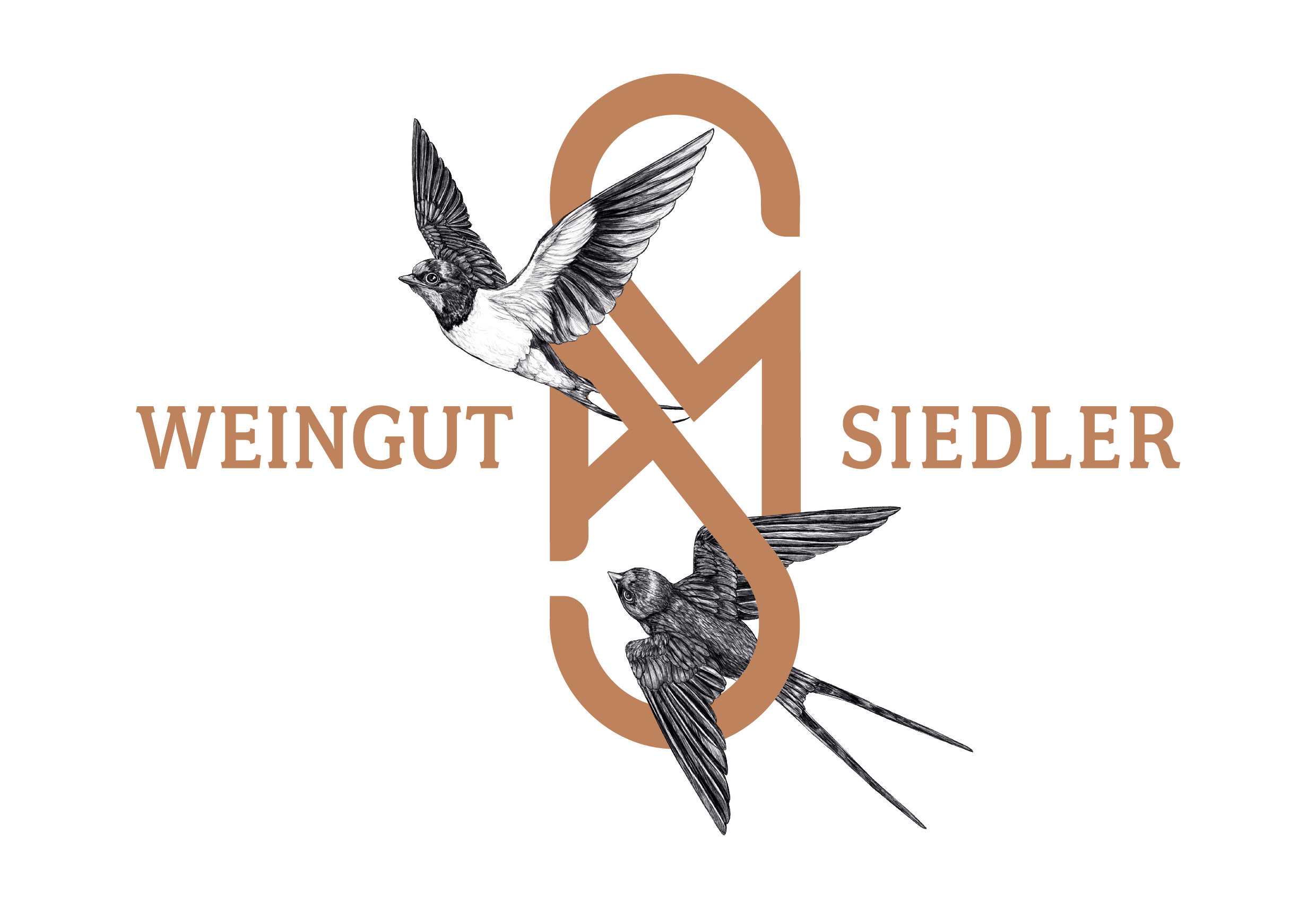 Weingut Siedler Logo mit Tauben